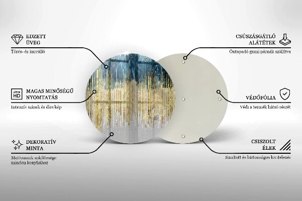 De vidrio templado Abstracción del diseñador
