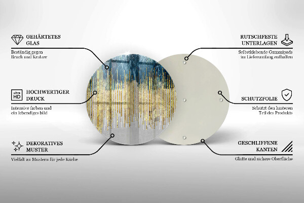 De vidrio templado Abstracción del diseñador