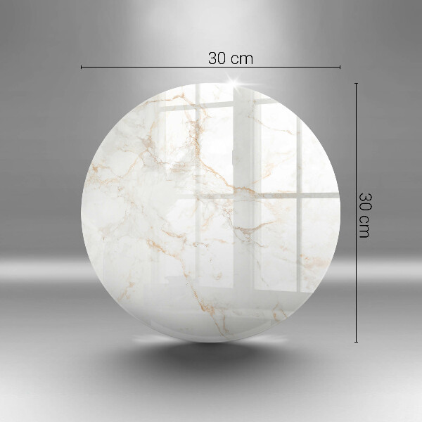 De vidrio templado Piedra de mármol elegante