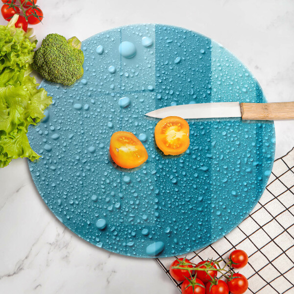 De vidrio templado Gotas de agua