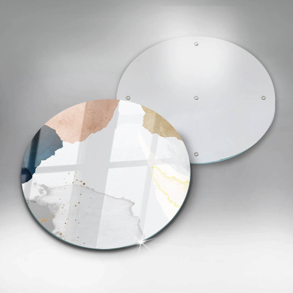 De vidrio templado Manchas abstractas