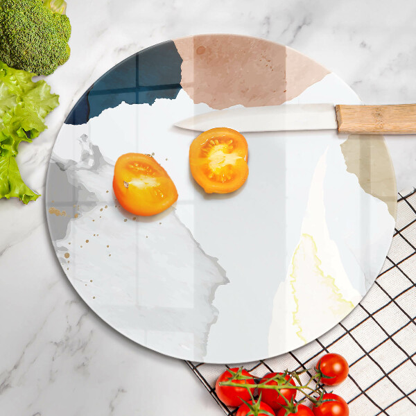 De vidrio templado Manchas abstractas