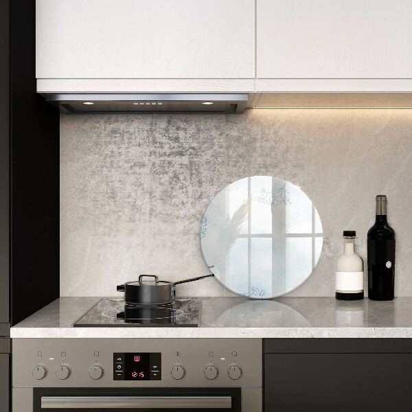 De vidrio templado Fondo delicado