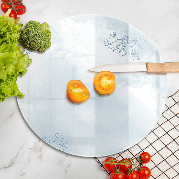 De vidrio templado Fondo delicado