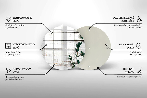 De vidrio templado Tablas y hojas viejas