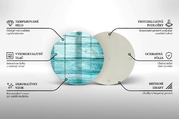 De vidrio templado Tableros de madera antiguos