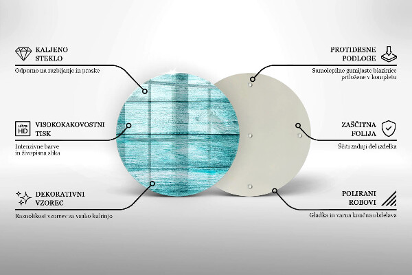 De vidrio templado Tableros de madera antiguos