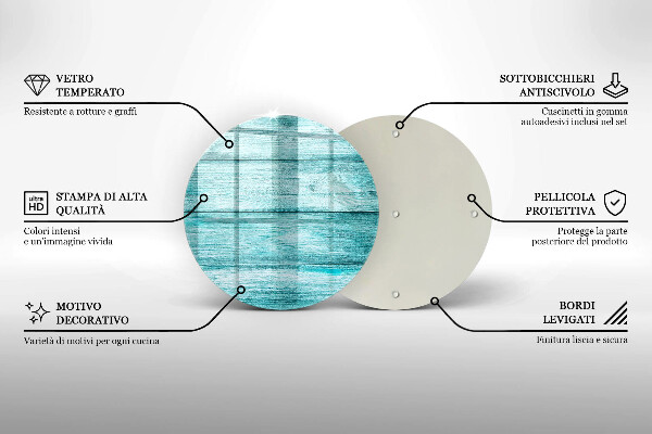 De vidrio templado Tableros de madera antiguos