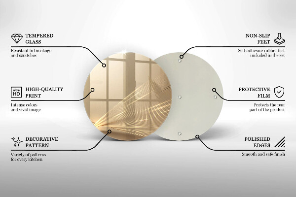 De vidrio templado Abstracción moderna