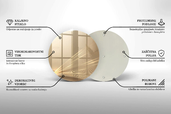 De vidrio templado Abstracción moderna