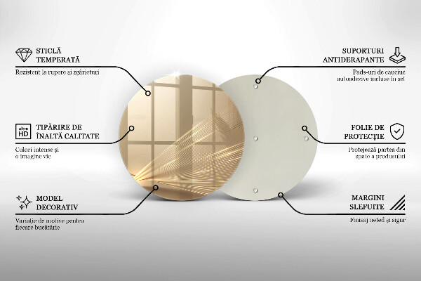 De vidrio templado Abstracción moderna