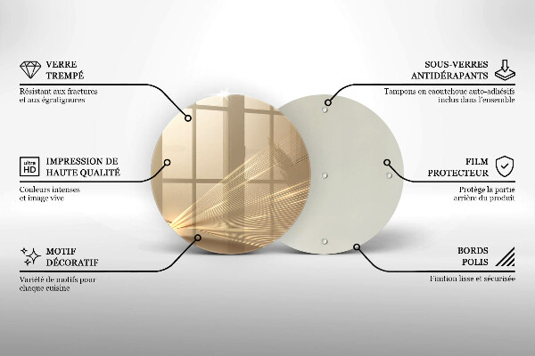 De vidrio templado Abstracción moderna