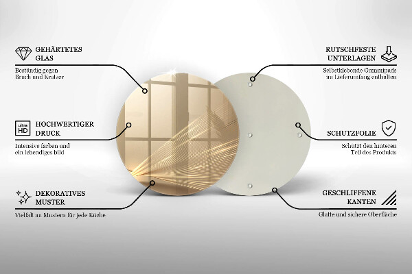 De vidrio templado Abstracción moderna