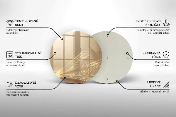 De vidrio templado Abstracción moderna