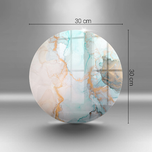 De vidrio templado Abstracción de mármol