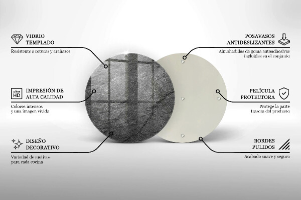 De vidrio templado Textura de piedra