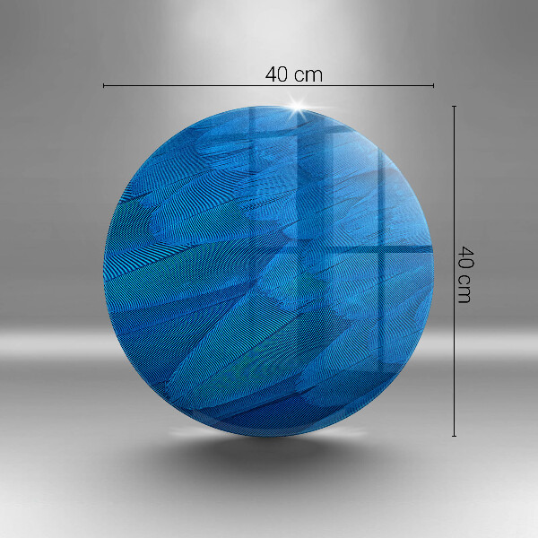 De vidrio templado Plumas de ave