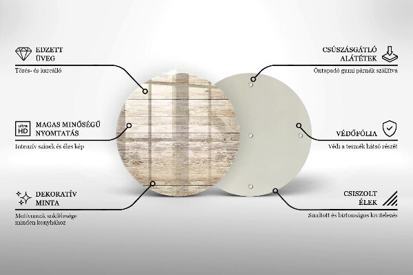 De vidrio templado Tablones de madera