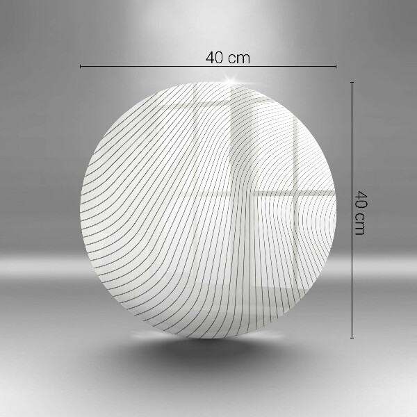 De vidrio templado Patrón de líneas modernas