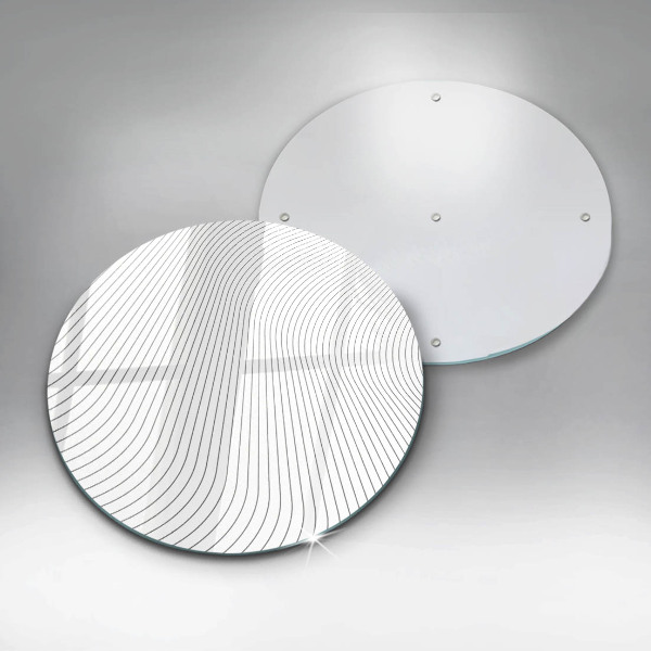 De vidrio templado Patrón de líneas modernas