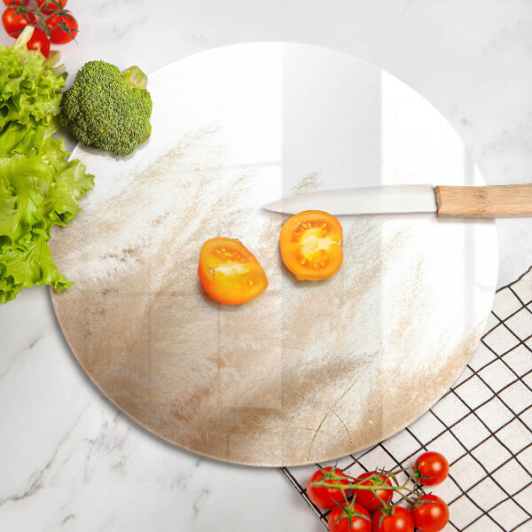 De vidrio templado Hierba de la pampa