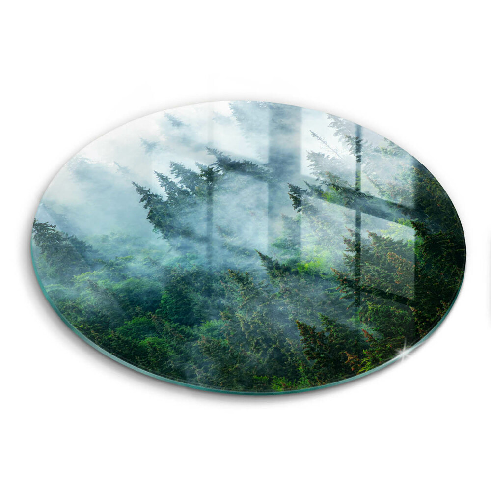De vidrio templado Bosque en la niebla