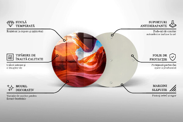 De vidrio templado Paisaje de roca del cañón