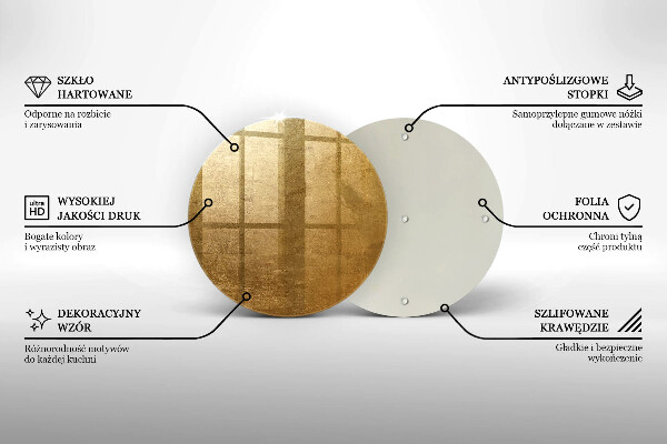 De vidrio templado Fondo de textura dorada