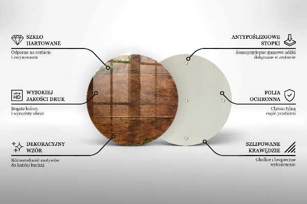 De vidrio templado Tablas y hojas de madera