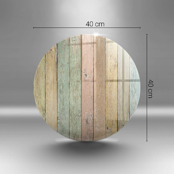 De vidrio templado Tableros vintage coloridos