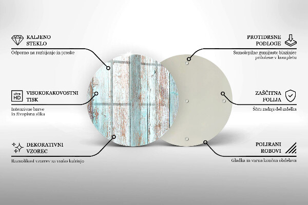 De vidrio templado Viejos tableros vintage
