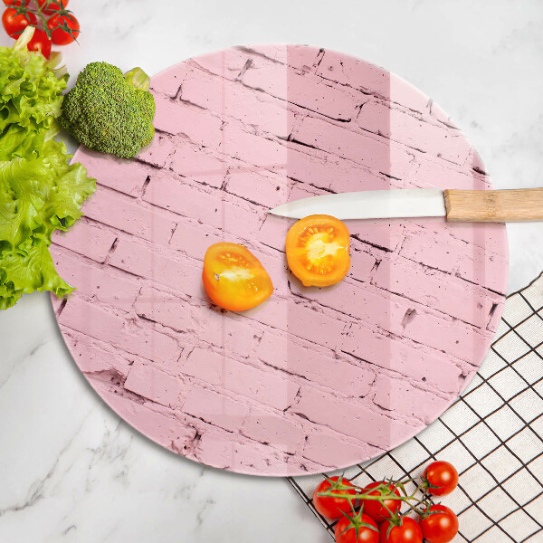 De vidrio templado Pared de ladrillos de colores pastel