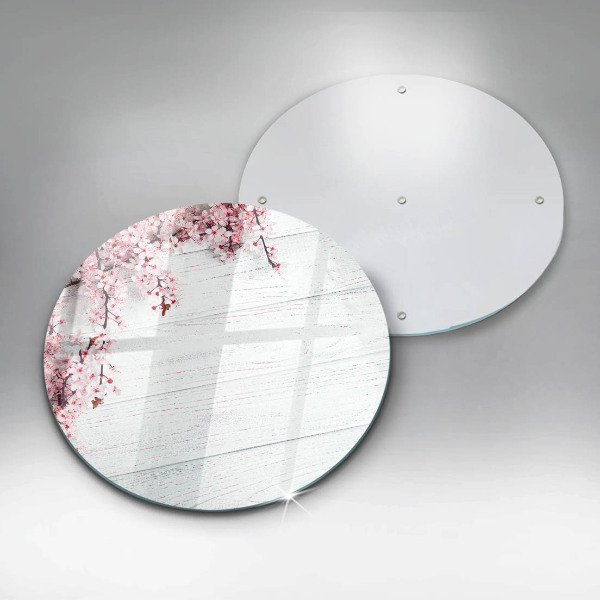 De vidrio templado Flores en las tablas