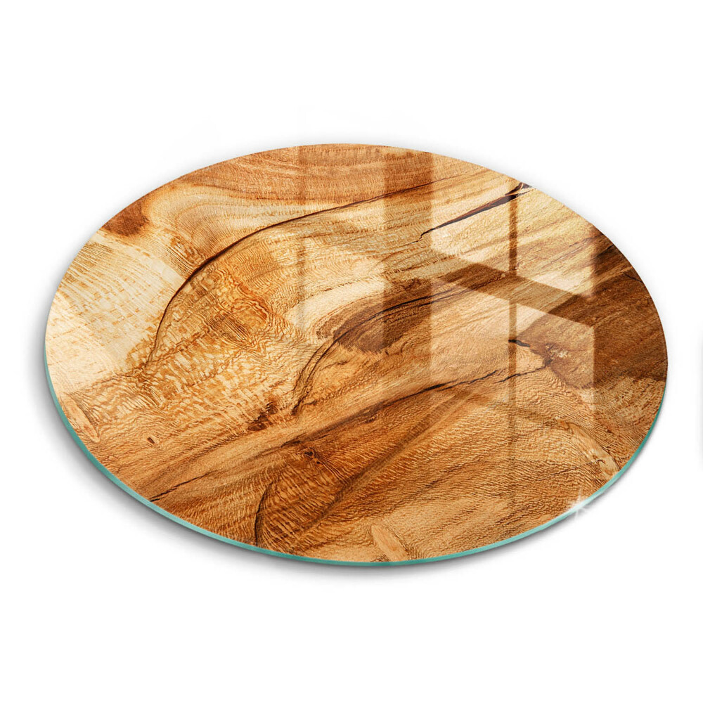 De vidrio templado Textura de tablero de madera