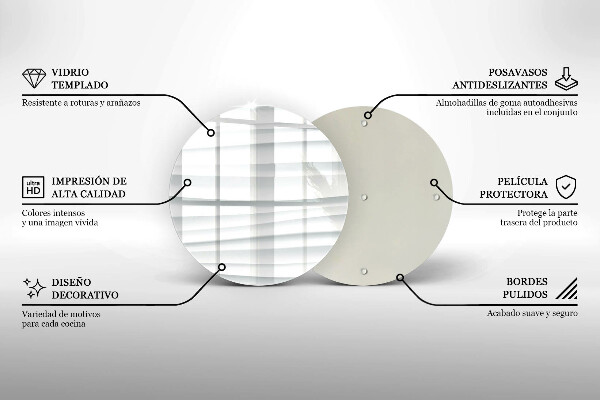 De vidrio templado Estructura moderna