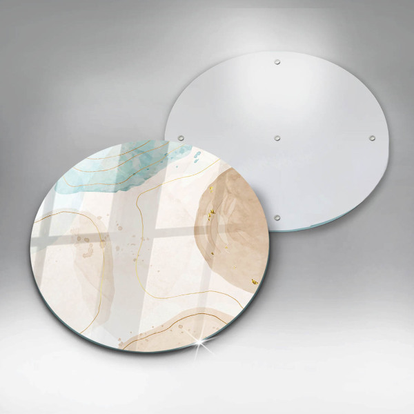 De vidrio templado Manchas boho y oro