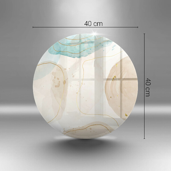 De vidrio templado Manchas boho y oro