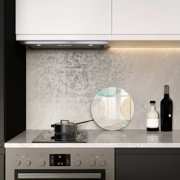 De vidrio templado Manchas boho y oro