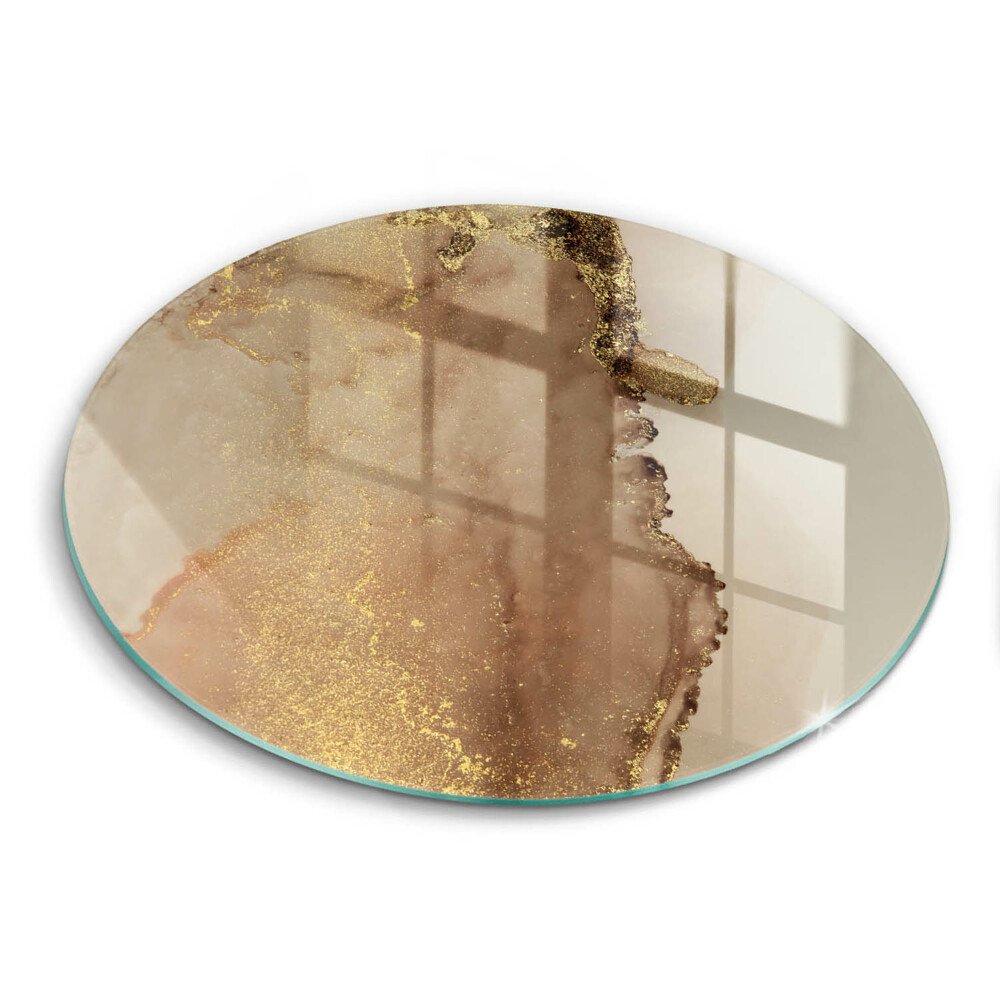De vidrio templado Abstracción de oro