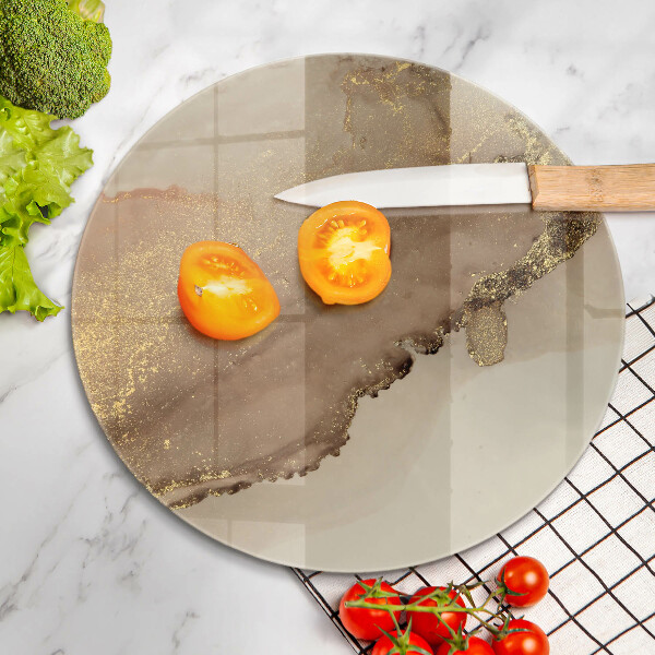 De vidrio templado Abstracción de oro