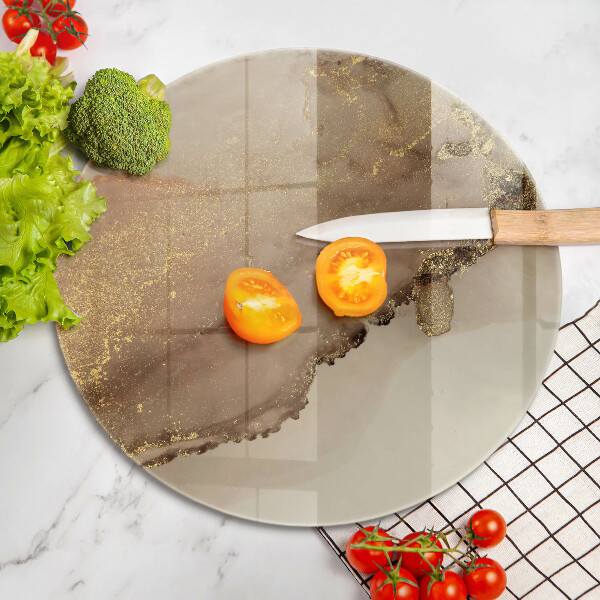 De vidrio templado Abstracción de oro