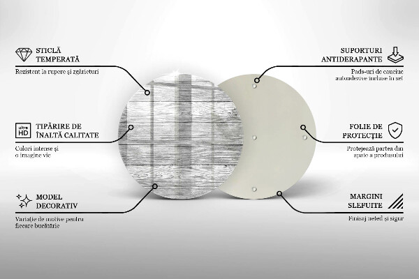 De vidrio templado Tableros de madera viejos