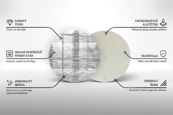 De vidrio templado Tableros de madera viejos