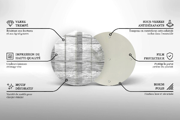 De vidrio templado Tableros de madera viejos