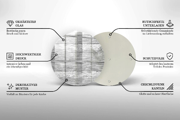 De vidrio templado Tableros de madera viejos