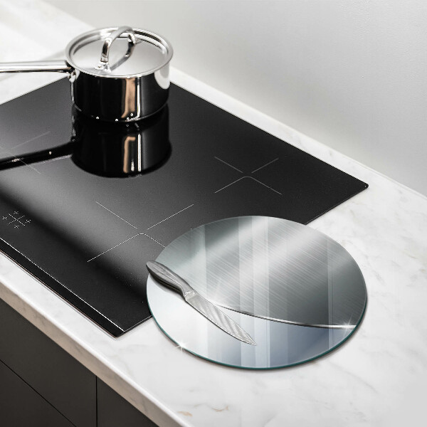 De vidrio templado Patrón de abstracción de metal