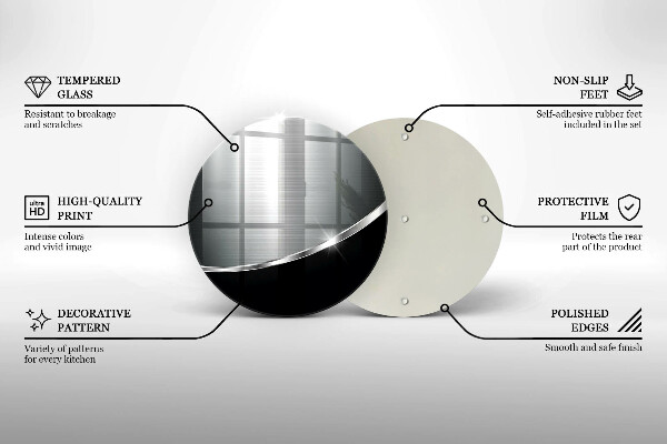 De vidrio templado Abstracción con metal