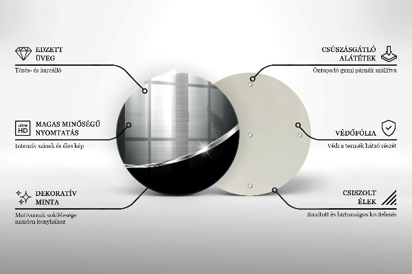 De vidrio templado Abstracción con metal