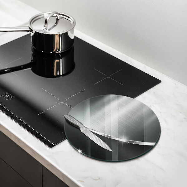 De vidrio templado Abstracción con metal