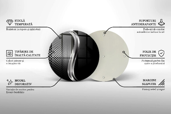De vidrio templado Estructura metálica